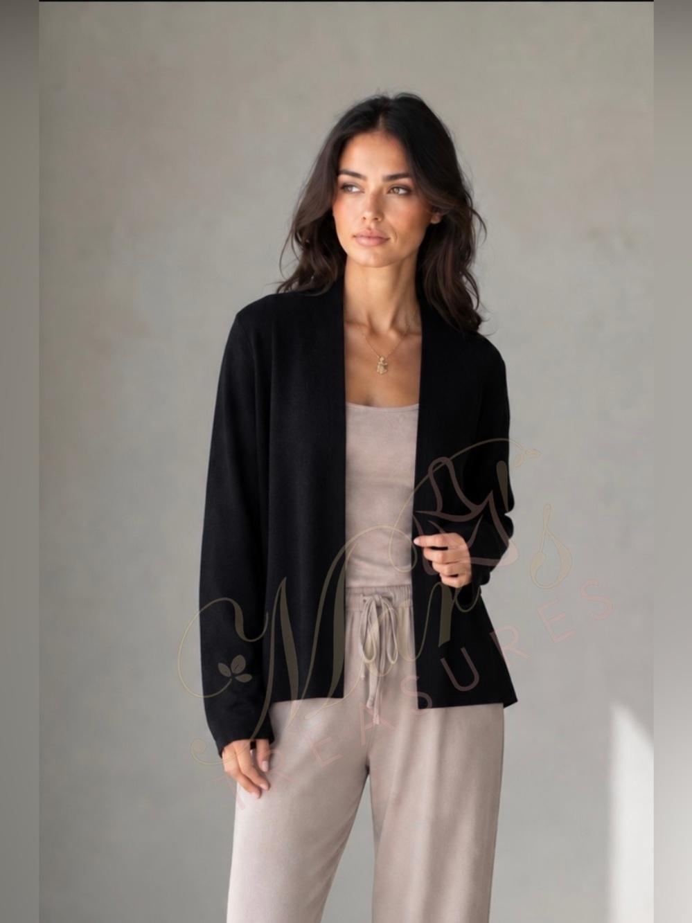 Eileen Fisher 100% Silk Lightweight Sheer Jacket Petite S
